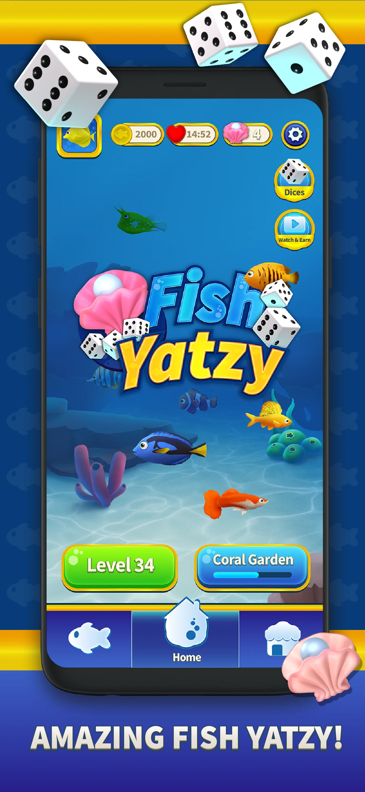 Fish Yatzy – Dice & Aquarium screenshot