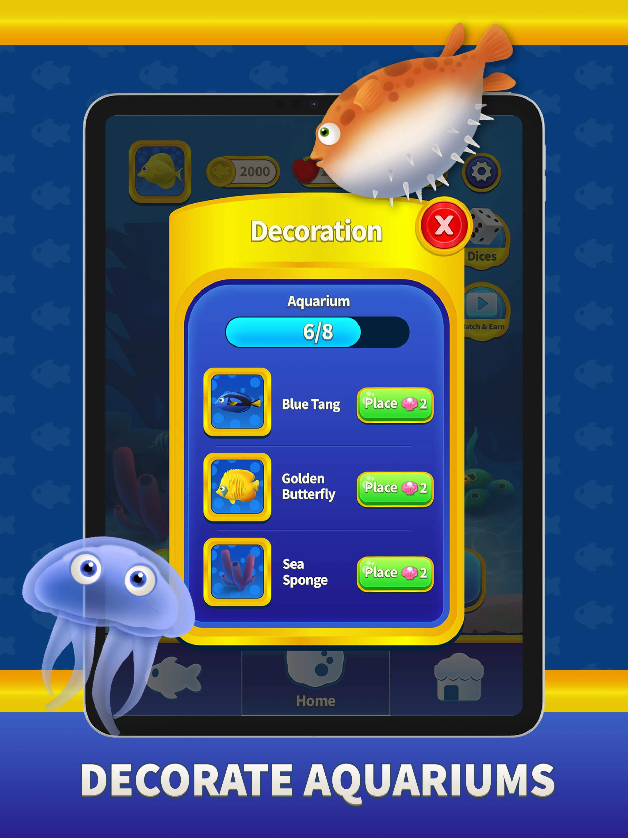 Fish Yatzy – Dice & Aquarium screenshot