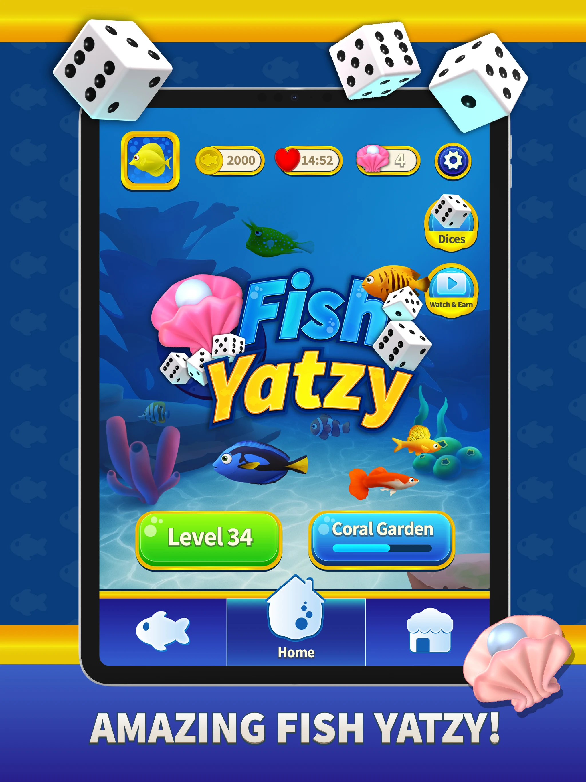 Fish Yatzy – Dice & Aquarium screenshot