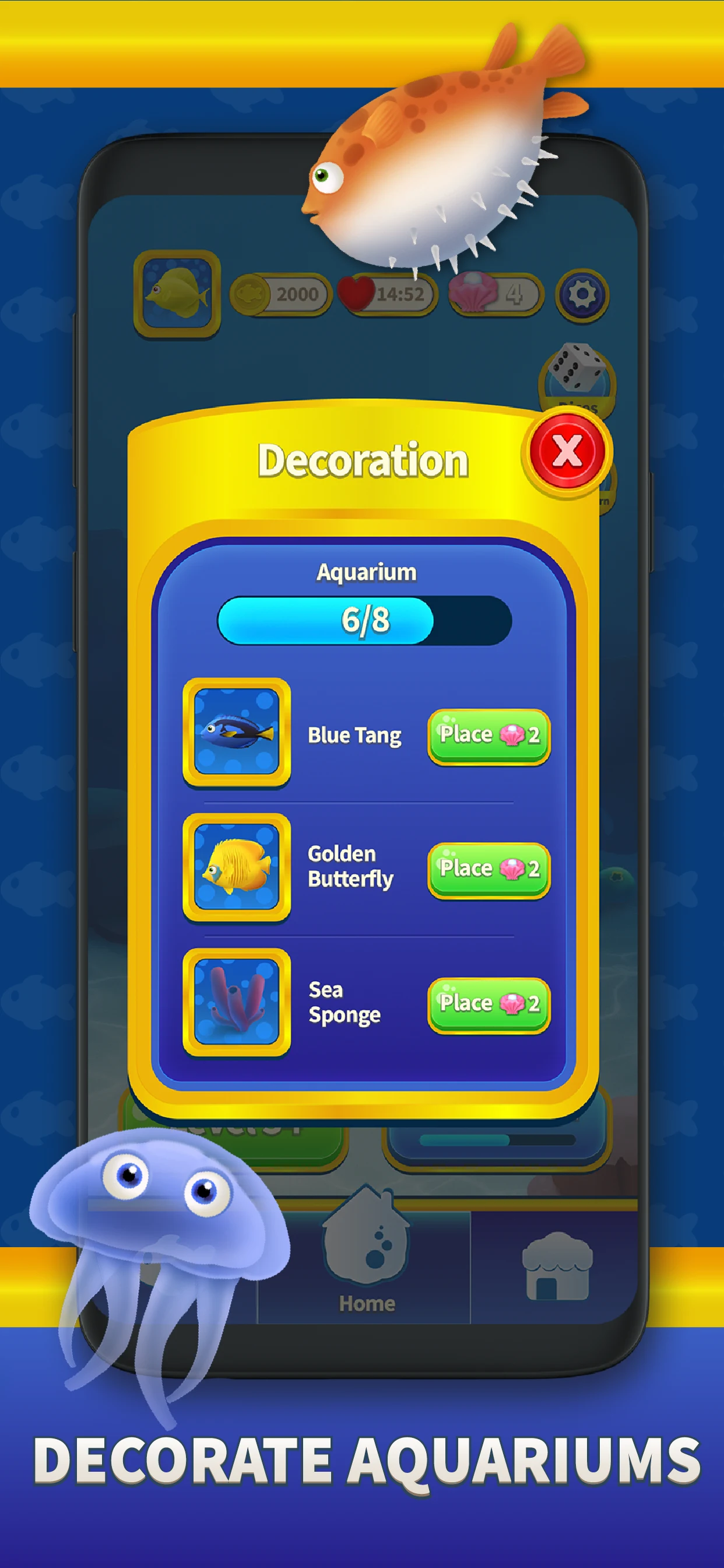 Fish Yatzy – Dice & Aquarium screenshot